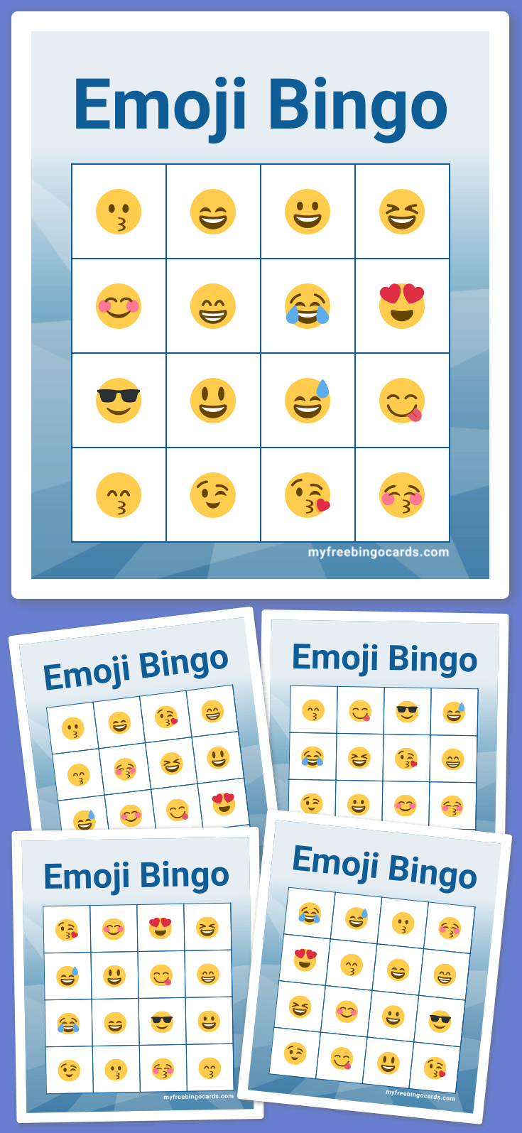 Virtual Emoji Bingo