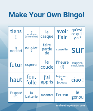 Edit bingo cards