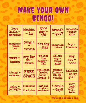 Edit bingo cards