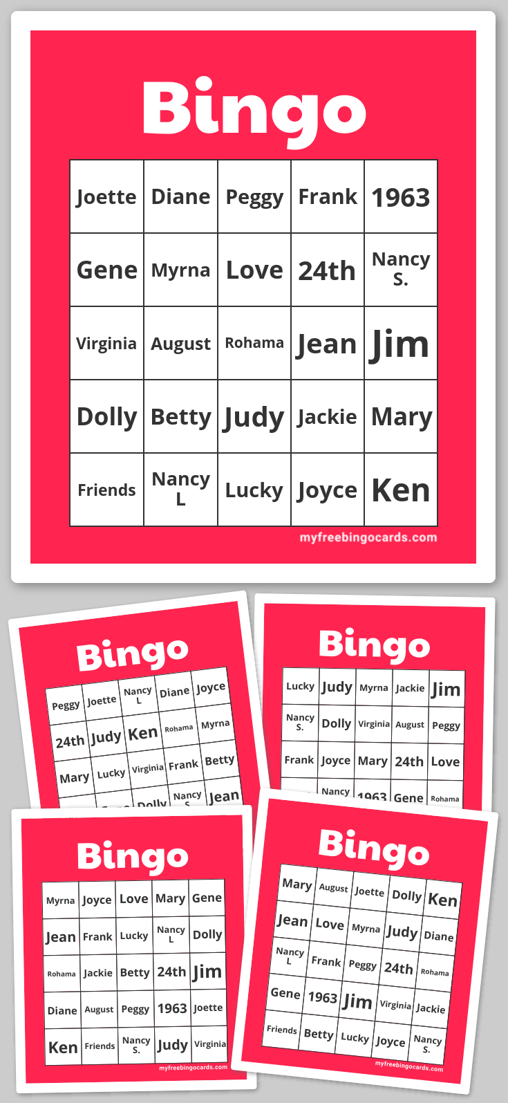 Virtual bingo