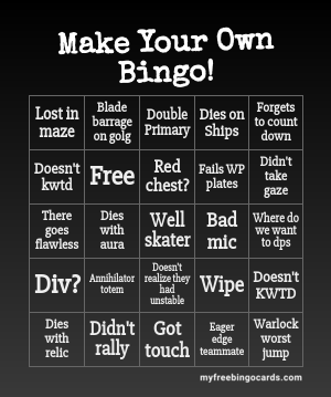 Edit bingo cards