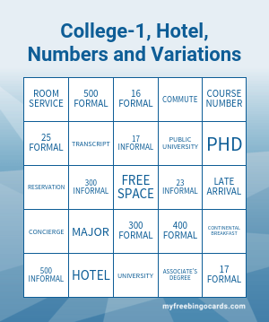 Edit bingo cards