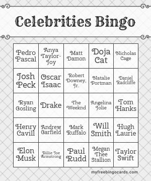 Edit bingo cards