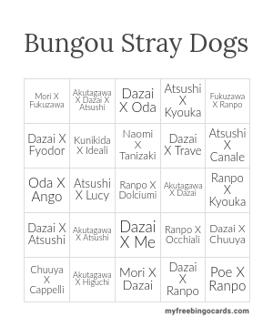 Edit bingo cards