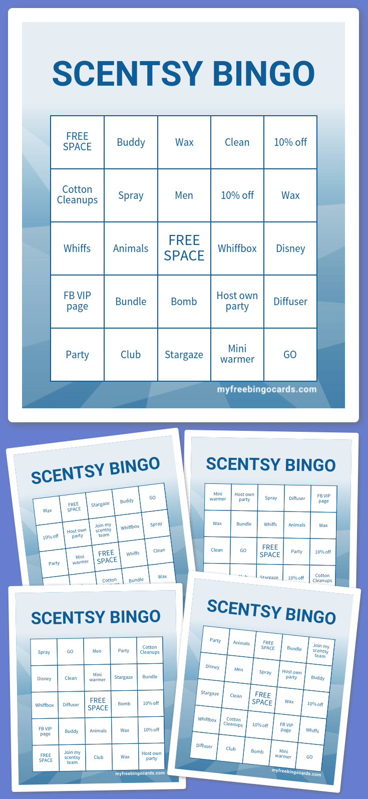 How to play scentsy bingo online