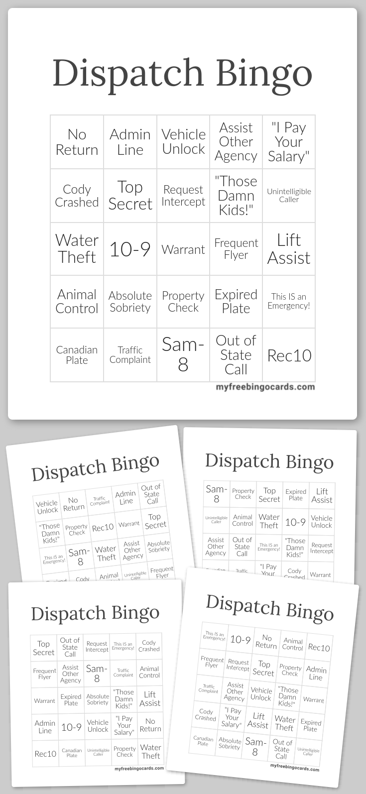Virtual dispatch bingo