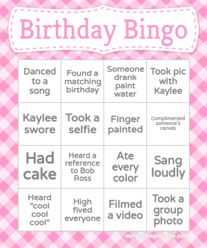 Edit bingo cards