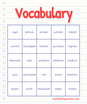 Edit bingo cards