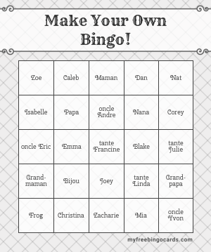 print 100 make your own bingo cards