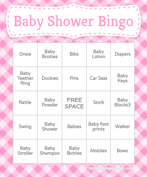 Print 100+ Baby Shower Bingo Cards