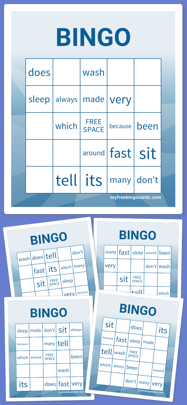 Virtual Virtual bingo card