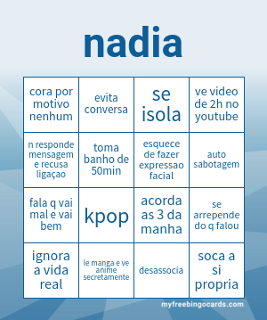 Edit bingo cards