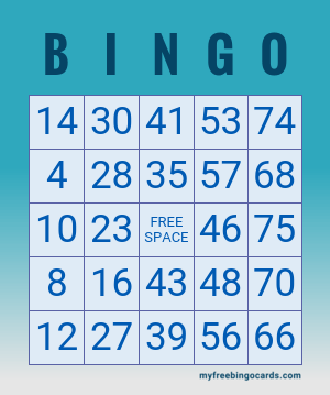 1 75 number bingo