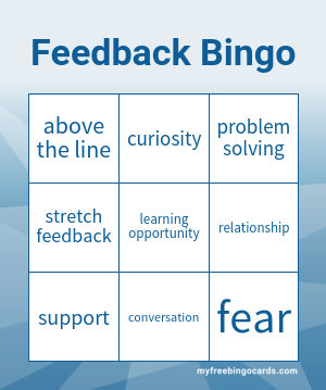 Feedback Bingo