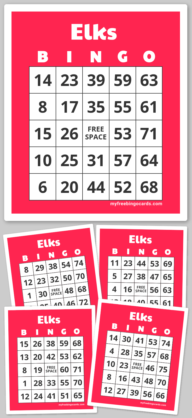 Virtual Elks BINGO