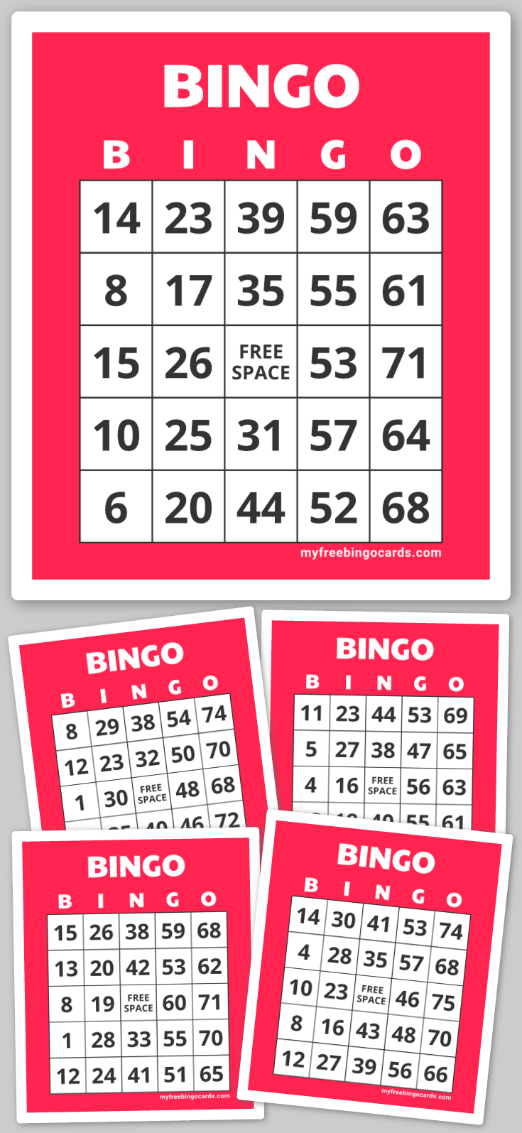 Virtual 1-75 Number Bingo