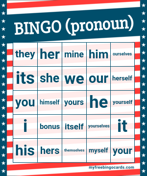 BINGO (pronoun)