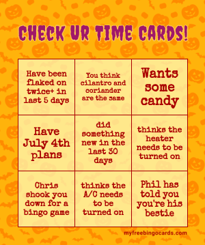 Edit bingo cards