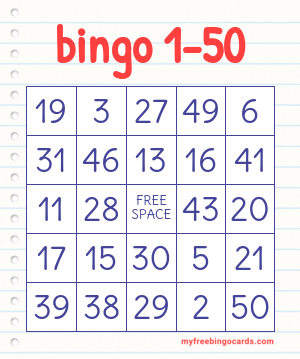 bingo 1-50