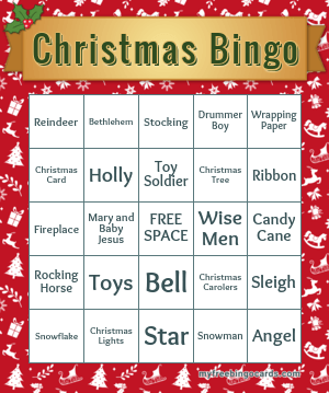 Print 100+ Christmas Bingo Cards