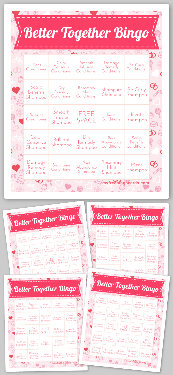 Virtual Better Together Bingo