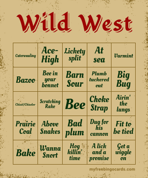 Wild West Bingo