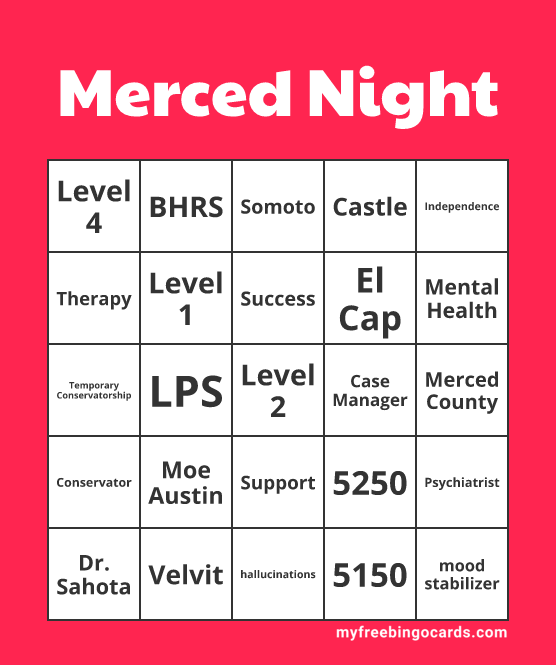 Merced Night Bingo