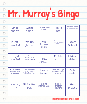 Edit bingo cards