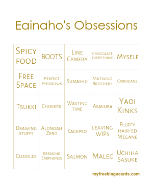 Edit bingo cards