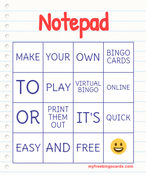 Edit bingo cards