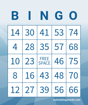 Bingo Card Preview