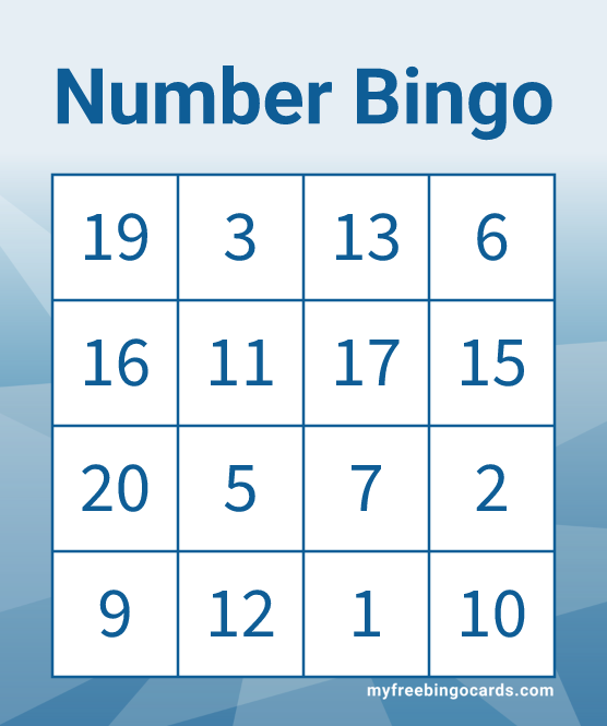 Number Bingo