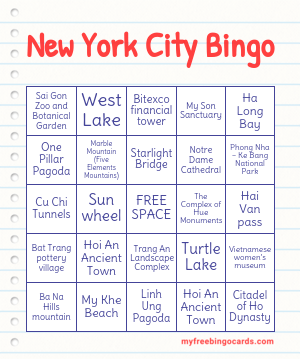 Edit bingo cards