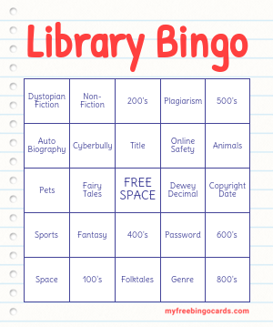 Library Bingo