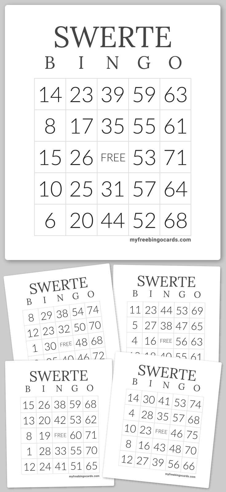 Virtual SWERTE BINGO