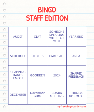 Edit bingo cards