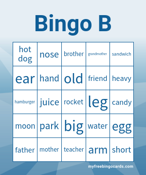 Edit bingo cards