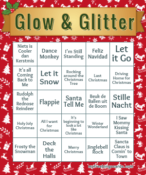 Glow &amp; Glitter Bingo