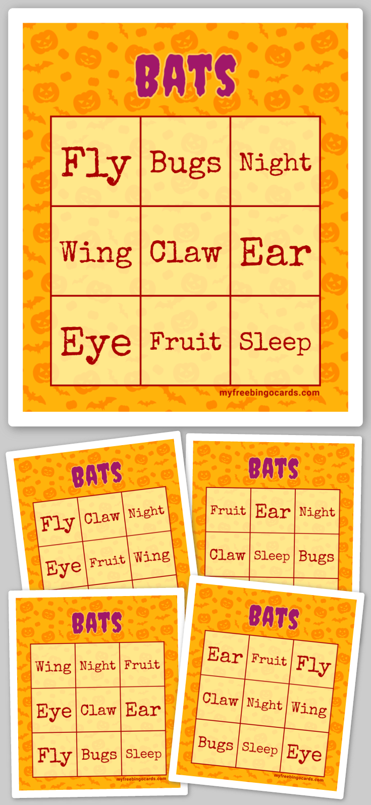 Virtual Bats Bingo