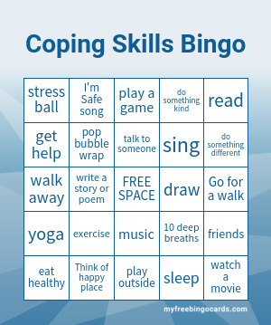 Coping Skills Bingo