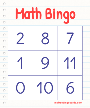 Math Bingo