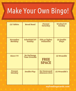 Print 100+ Make Your Own Bingo! Cards