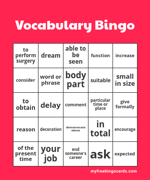 Edit bingo cards