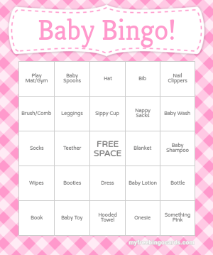 Print 100+ Baby Bingo! Cards