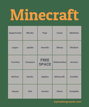 Edit bingo cards