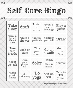 Self-Care Bingo