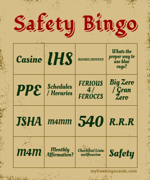 Edit bingo cards