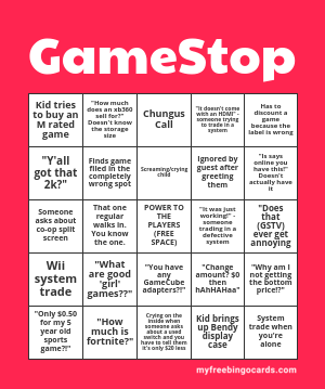 Edit bingo cards