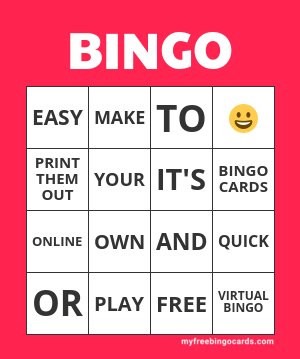 Edit bingo cards