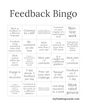 Feedback Bingo